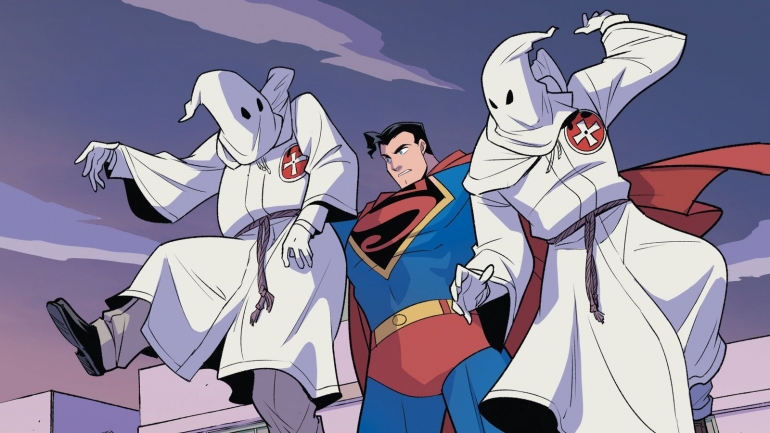 Superman mengalahkan Ku Klux Klan (Sumber: New York Times)