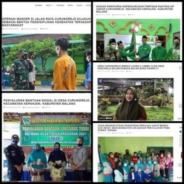 Kumpulan artikel berita yang dibuat oleh Mahasiswa KKN UM Curungrejo 2021 pada website desa Curungrejo (Sumber: desa-curungrejo.malangkab.go.id)