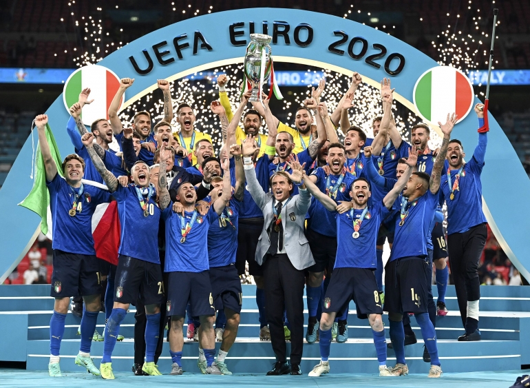 Timnas Itali juara Euro 2020. Sumber: nbcnews.com