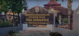 Tampak depan Balai Desa Sukoanyar Kecamatan Wajak/ Dok. Tim KKN UM