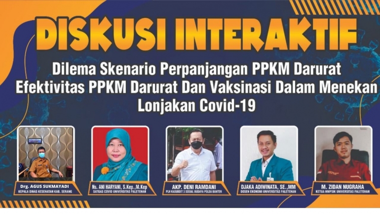 Diskusi Interaktif BEM UNIVERSITAS FALETEHAN Serang-Banten /Dokpri