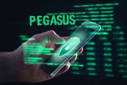 Illustrasi spyware Pegasus (pic: beebom.com)