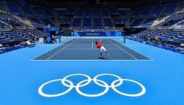 Lapangan Tenis Olimpiade Tokyo 2020. (bola.com)