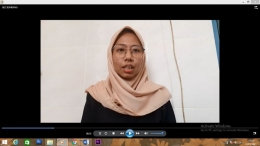 Cuplikan gambar pada video sosialisasi gizi seimbang pada anak  (Dokpri)
