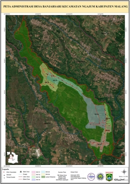 Hasil pembuatan peta administrasi dan potensi lahan Desa Banjarsari/Dokpri