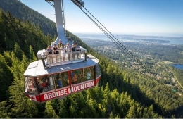 Naik Gondola di Grouse Mountain Vancouver | Sumber www.vancouverattractions.com