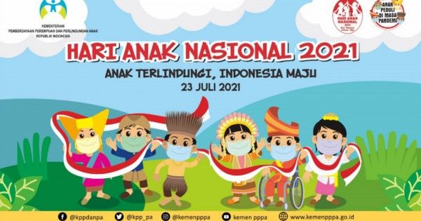 Tema Hari Anak Nasional 2021, Sumber gambar: Popmama.com