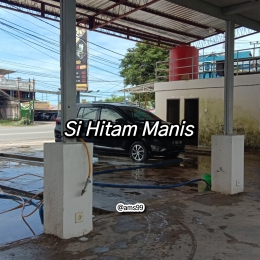 Puisi Si Hitam Manis (Dokpri @ams99 By.  Text On Photo) 