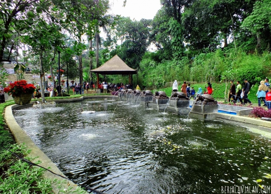 Kolam ikan khas Cikapundung (Sumber: http://berjalanjalan.com)