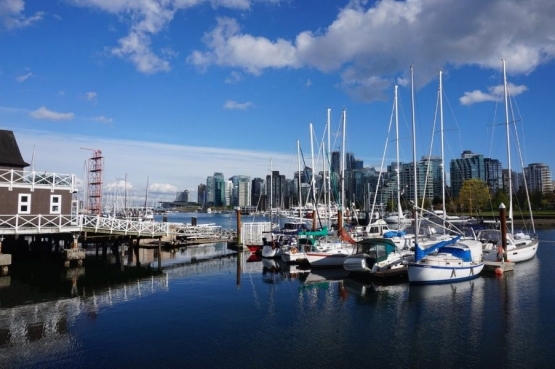 Pemandangan di Pelabuhan Dekat Coal Harbour Vancouver | Koleksi Foto Iffat Mochtar