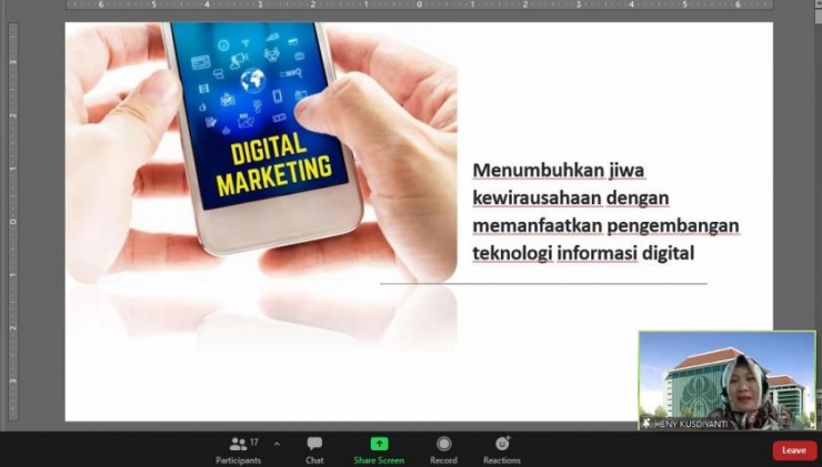 Sosialisasi Pemanfaatan Teknologi Digital Demi Menumbuhkan Jiwa Kewirausahaan Masyarakat Desa Ketawang/Dokpri