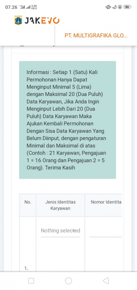 Dok. pribadi, screenshot