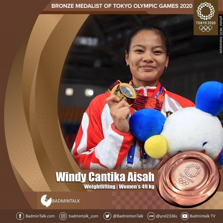 Foto Ilustrasi : BadminTalk (Windy meraih medali perunggu pertama untuk indonesia)