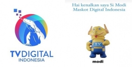  Logo dan maskot TV Digital Indonesia (Sumber: pikiran-rakyat.com)