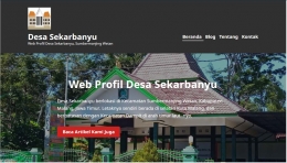 web profil desa sekarbanyu