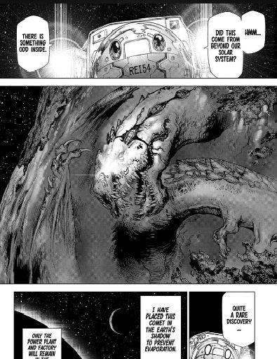tangkapan layar dari manga plus : Dr. Stone Reboot : Byakuya