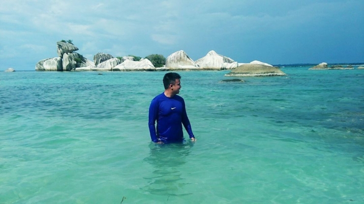 Momen Saat liburan di Pulau Belitung (Foto Dokumen Pribadi) .