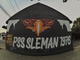 Mural PS SLEMAN 1976 foto oleh Sidik Yulianto