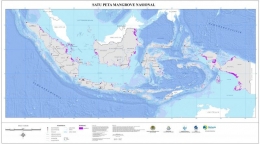 Gambar 3. Peta Persebaran Mangrove di Indonesia[8]