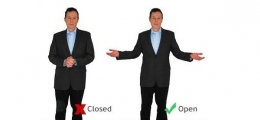 Closed vs open body language (hebergementwebs.com)