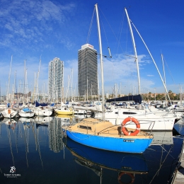 Port Olympic- Barcelona. Sumber: Dokumentasi pribadi