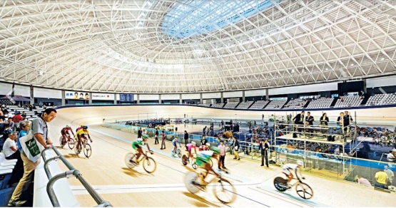 www.shizu2020.perf.shizouka.co.jp Illustrasi pertandingan sepeda di Olimpiade Tokyo 2020