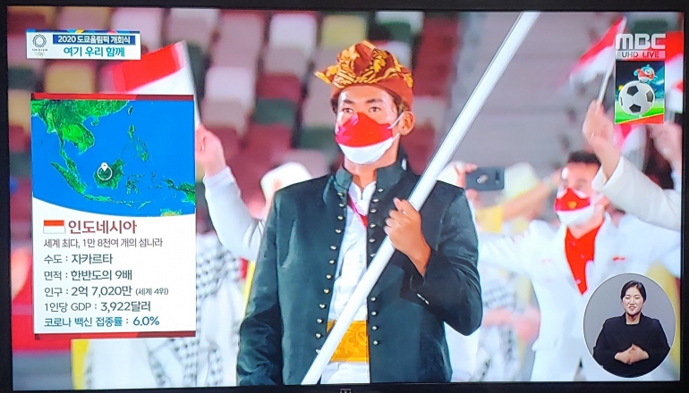 Stasiun TV Korea lecehkan Indonesia dan beberapa negara lain di Olimpiade Tokyo. Sumber: twitter.com/lovemazehobi