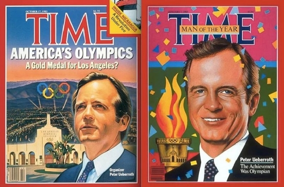 Peter Ueberroth di cover TIME. Sumber: Time / www.gizmodo.com