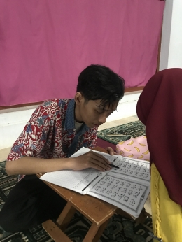 Kegiatan Mengajar Ngaji di TPQ Baiturrahim/dokpri