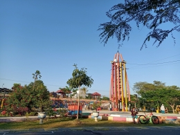 Taman Bantaran sekitar Sungai Madiun/foto Sri Rohmatiah Djalil