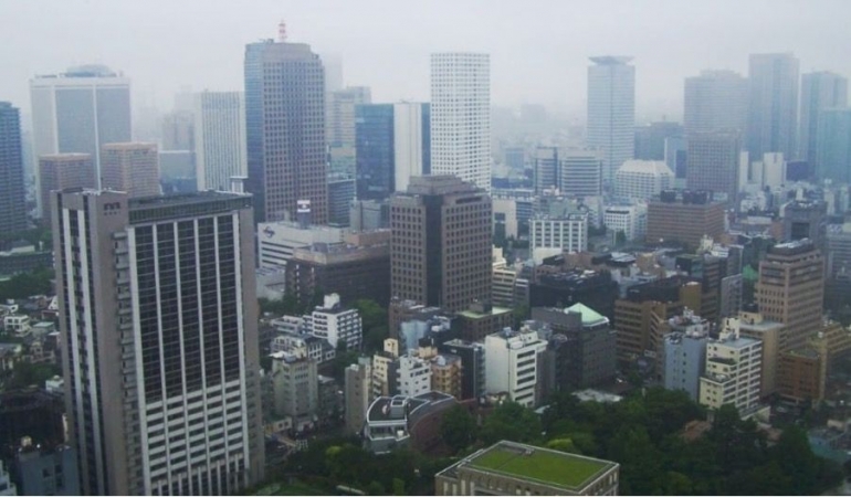 Pemandangan Kota Tokyo dari Atas Tokyo Tower | Koleksi Foto Iffat Mochtar