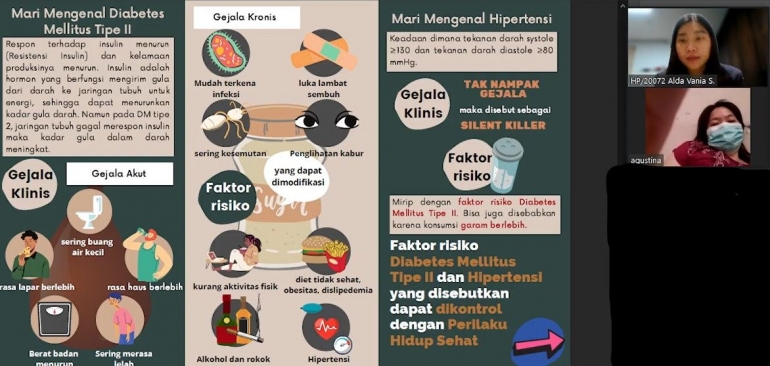 Edukasi ke warga secara daring/dokpri