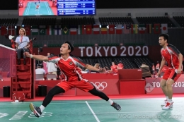 pasangan ganda Mohammad Ahsan/Hendra Setiawan kini jadi harapan Indonseia untuk menjaga tradisi emas olimpiade. Sumber gambar kompas.com