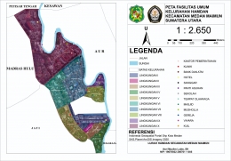 Peta Fasilitas Umum Kelurahan Hamdan