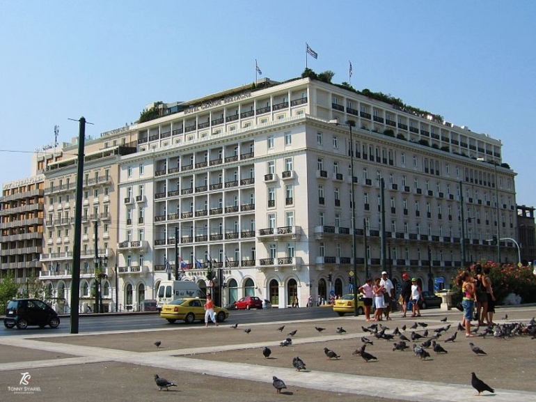 Hotel Grande Bretagne-Athena. Sumber: dokumentasi pribadi