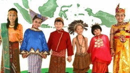 Ilustrasi anak-anak menyanyikan lagu daerah. Gambar: siedoo.com