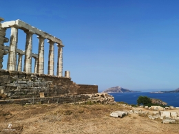 Kuil Poseidon, kuil sang Dewa Lautan. Sumber: dokumentasi pribadi
