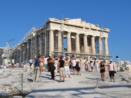 Kuil Parthenon- Acropolis, Athena. Sumber: dokumentasi pribadi