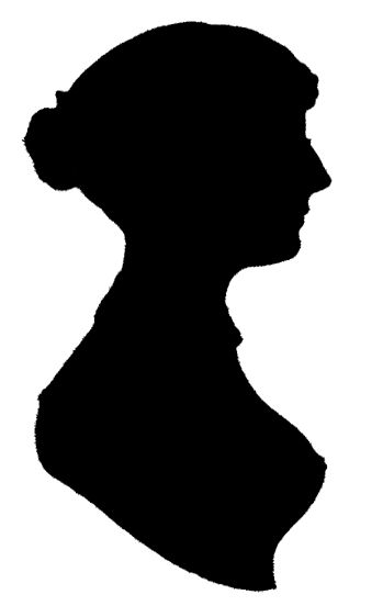 Siluet dari Jane Austen. Sumber: https://en.wikipedia.org/wiki/%C3%89tienne_de_Silhouette#/media/File:JaneAustenSilhouette.png