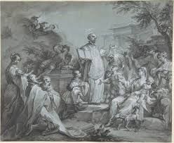 St Ignatius Loyola dilukis oleh Johann Wolfgang Baumgartner  (--1761) (CC 1.0)