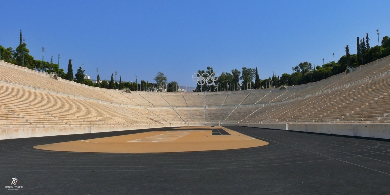 Panathenaic Stadium, venue Olimpiade modern pertama di Athena. Sumber: dokumentasi pribadi