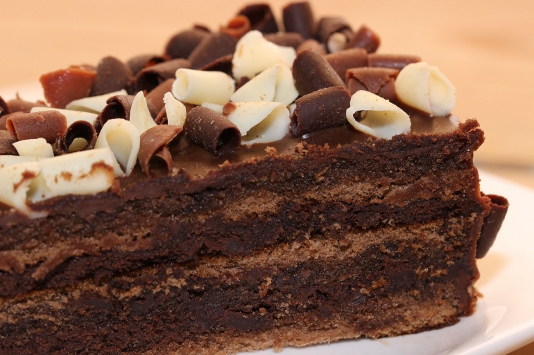 Ilustrasi cake coklat (Sumber: Pixabay)
