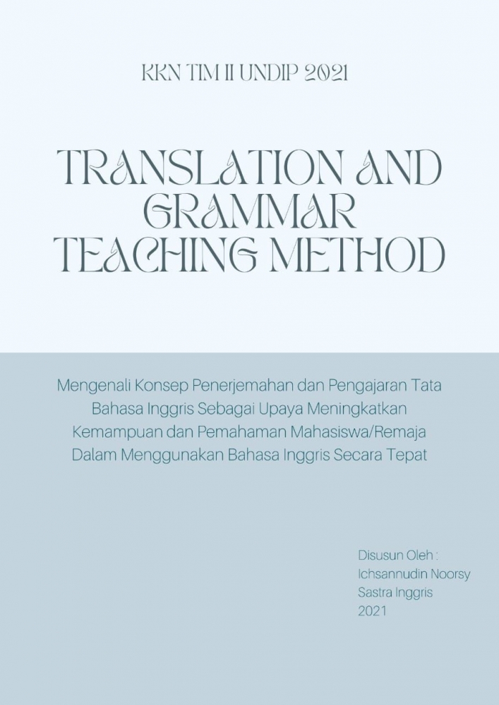 Modul Materi Progja KKN Pertama Tentang Pelatihan Penerjemahan dan Pengajaran Tata Bahasa Inggris (10 halaman)/dokpri
