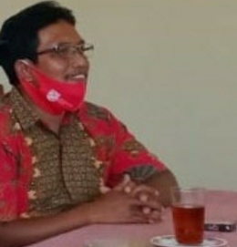 Kepala Dusun II Warsono Memberikan Sambutan atas nama Kades Sudarno/dokpri
