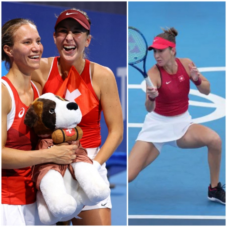 Kiri Bencic/Golubic. Sumber: wtatennis.com. Kanan, Belinda Bencic. Sumber: suaradewan.com