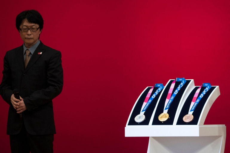 Pendesain medali Olimpiade Tokyo 2020 Junichi Kawanishi. Photo : Tokyo Olympic