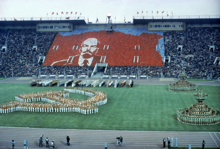 Pembukaan Olimpiade Moskwa yg diboikot AS dan negara sekutunya. Sumber: Getty Images/ www.insidethegames.biz