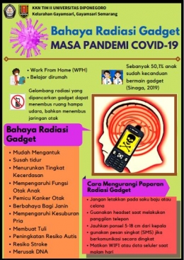 Poster Bahaya Radiasi Gadget
