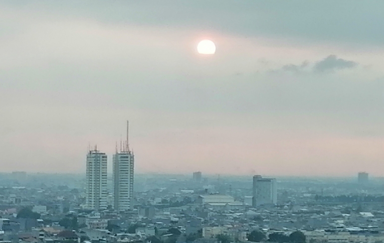 Senja dari tirai karantina di Jakarta 2/08/2021 | Dokumen pribadi oleh Ino