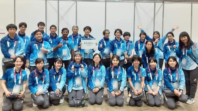 Dokumentasi pribadi, dari tim teknologi Makuhari Messe | Tim teknologi Makuhari Messe, yang bertugas di Olimpiade Tokyo 2020